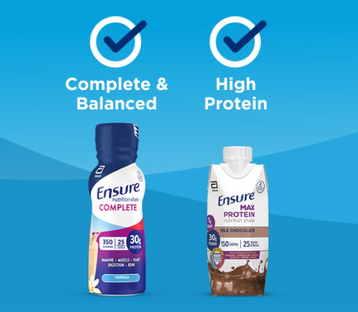 Ensure Products | Meal Replacement Shakes & Nutrition Drinks