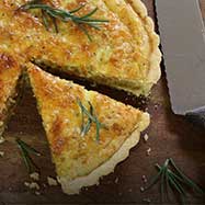 Turkey Chedder Quiche